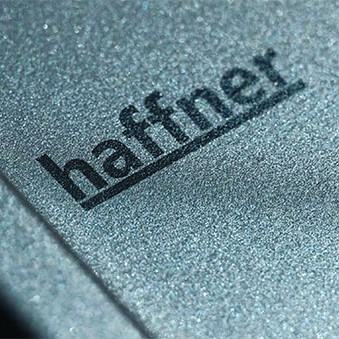 Haffner logo marking on a safe